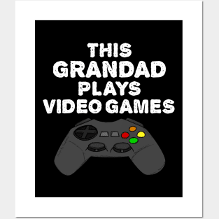 This Grandad Plays Video Games, Gamer Funny Posters and Art